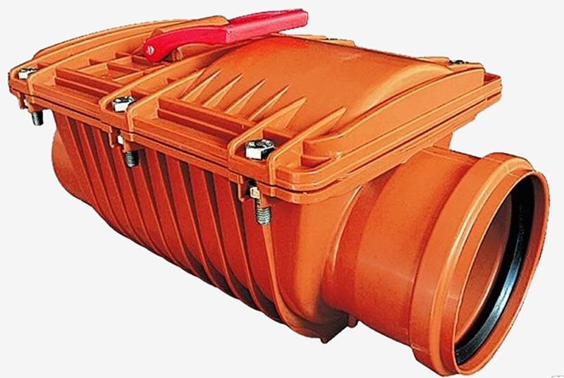 Rückstauklappe für die Installation